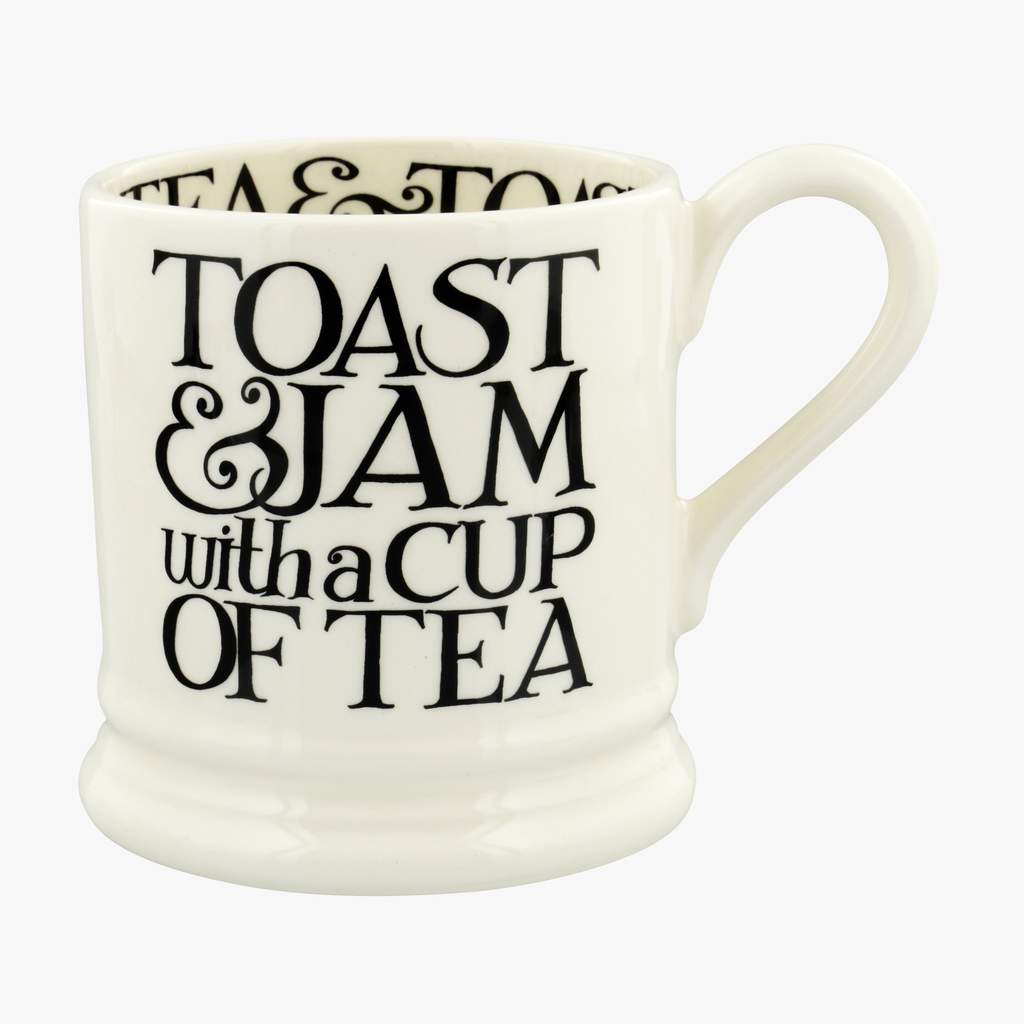 Black Toast Toast & Jam 1/2 Pint Mug