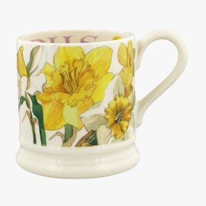 Flowers Daffodils 1/2 Pint Mug