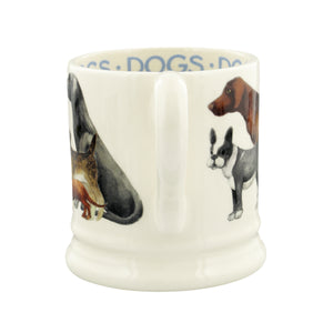 Dogs Dogs All Over 1/2 Pint Mug