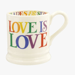 Rainbow Toast Love is Love 1/2 Pint Mug