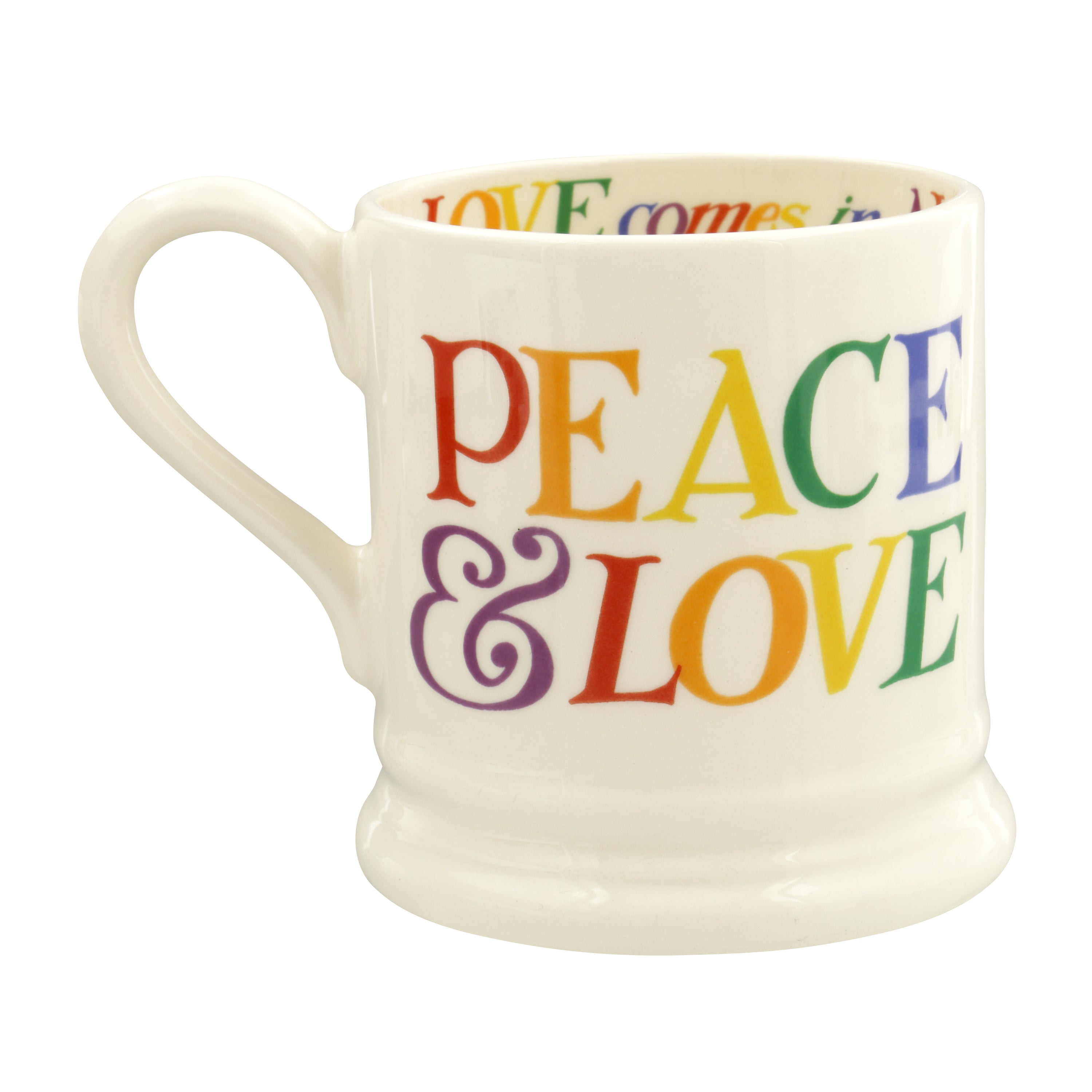 Rainbow Toast Love is Love 1/2 Pint Mug