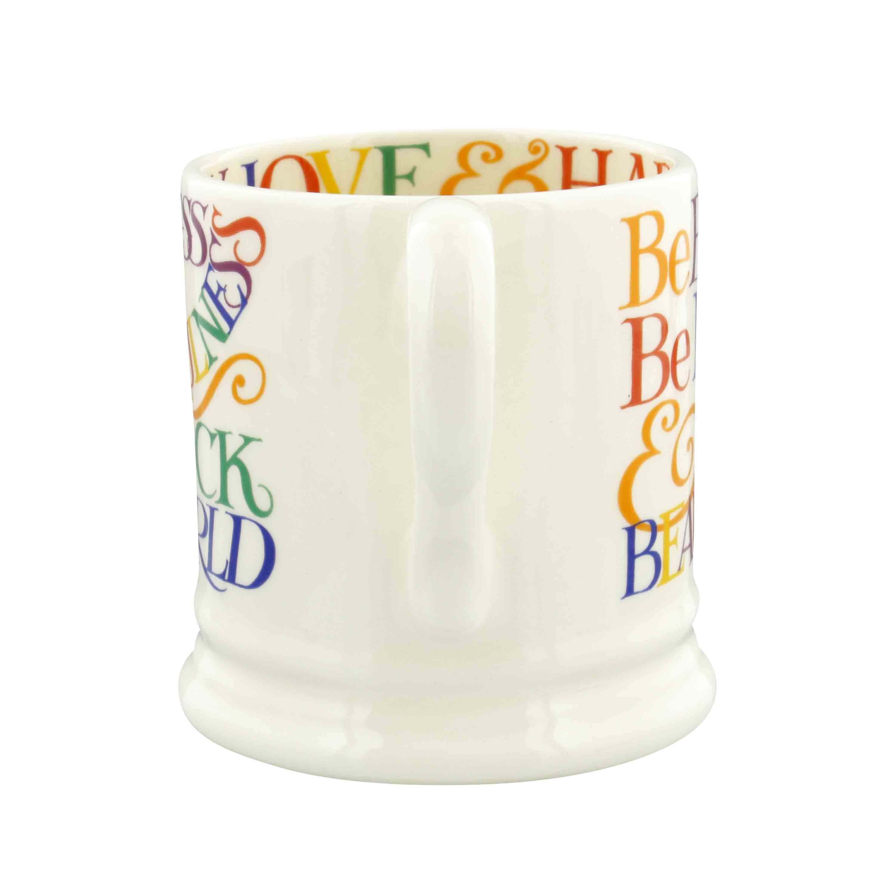 Rainbow Toast Kindness & Cheerfulness 1/2 Pint Mug