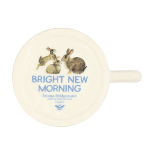 Bright New Morning Rabbits 1/2 Pint Mug