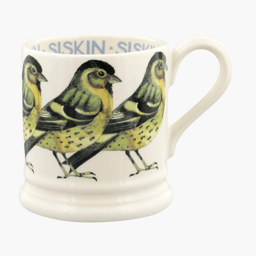 Birds Siskin 1/2 Pint Mug