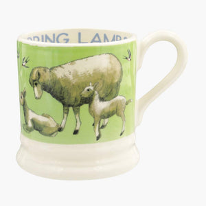 Bright New Morning Spring Lambs 1/2 Pint Mug