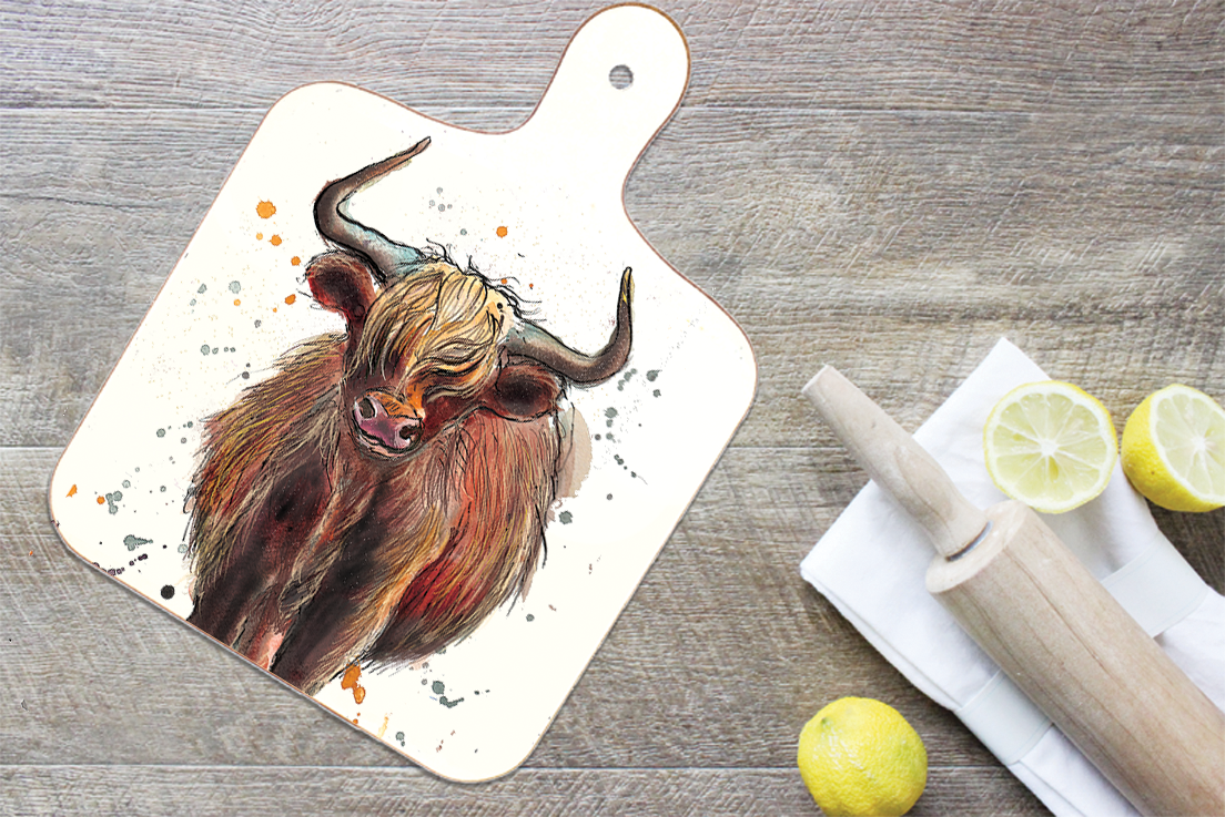 Cow - Chopping Board Small