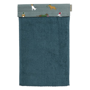 Roller Hand Towel - Christmas Dogs