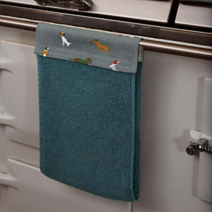 Roller Hand Towel - Christmas Dogs