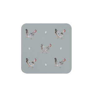 Coasters (Set of 4) - Chicken